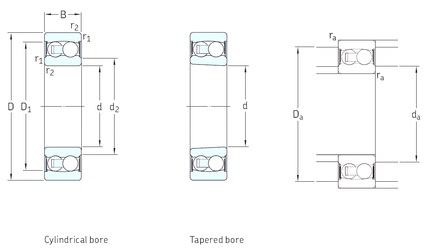 Bearing 2307E-2RS1TN9