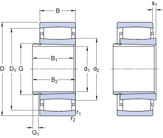 Bearing C 2315 K + AHX 2315 G