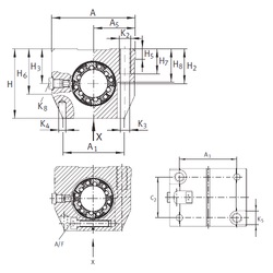 Bearing KGNS 16 C-PP-AS
