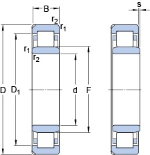 Bearing NU 1080 N2MA