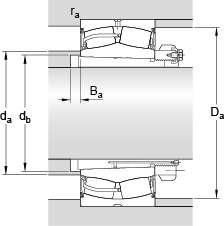 Bearing 23052-2CS5K/VT143 + OH 3052 HE