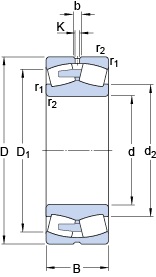 Bearing 249/1060 CAF/W33