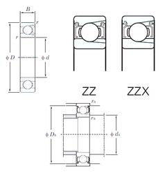 Bearing M6206ZZ