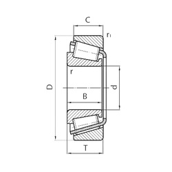 Bearing Z-513286.03 TR1P