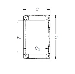 Bearing DLF 8 10