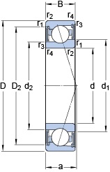 Bearing S71922 ACE/HCP4A