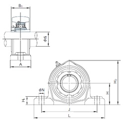Bearing UKPK211+H2311