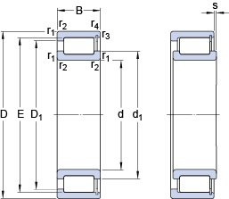 Bearing NCF 3005 CV