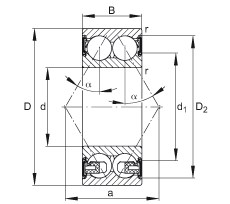 Bearing 3302-BD-2HRS-TVH