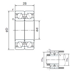 Bearing 7208DB