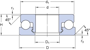 Bearing 51203 V/HR11T1