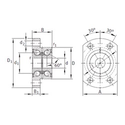 Bearing ZKLFA1263-2RS