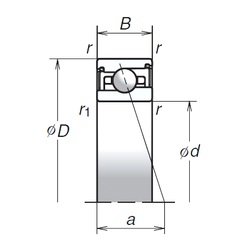 Bearing 75BNR29SV1V