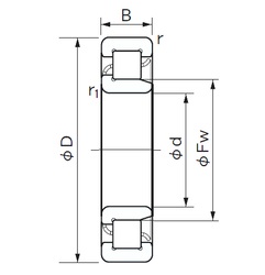 Bearing NJ 2318