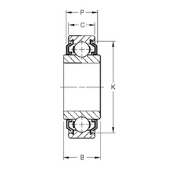 Bearing 208KLL