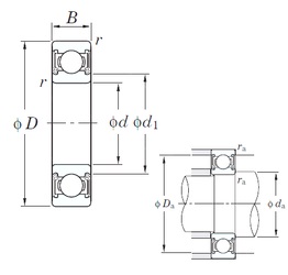 Bearing 6305 2RD C3