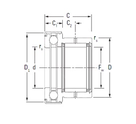 Bearing NAXK10Z
