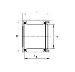 Bearing BK1614-RS