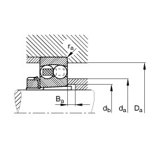 Bearing 1322-K-M-C3 + H322