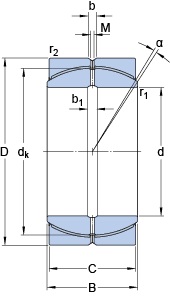 Bearing GEP 160 FS