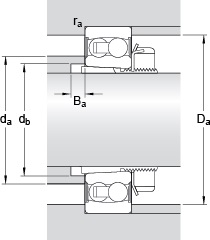 Bearing 2308 E-2RS1KTN9 + H 2308