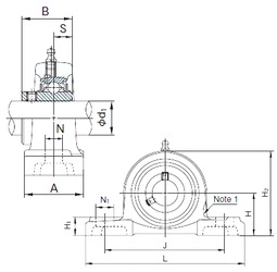 Bearing UCP308