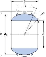 Bearing GEH 90 TXG3A-2LS