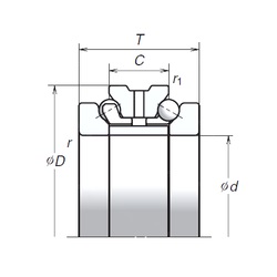 Bearing 200TAC29D+L