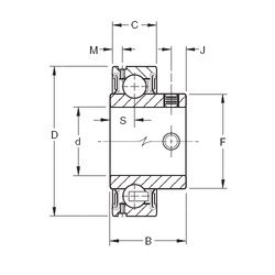 Bearing GYAE50RR