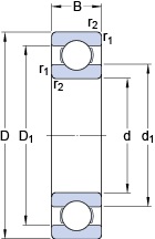 Bearing 6092 MB