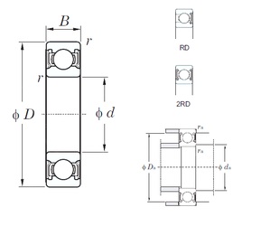 Bearing 6007-2RD