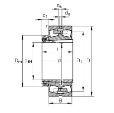 Bearing 230/600-B-K-MB + H30/600-HG