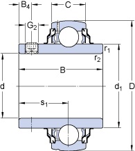 Bearing YAR 207-107-2RFGR/HV