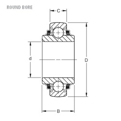 Bearing W208PPB23