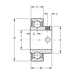 Bearing YAE30RR