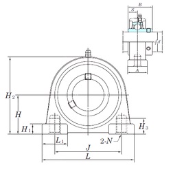 Bearing UCSPA206H1S6