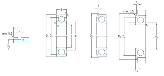 Bearing 6307N