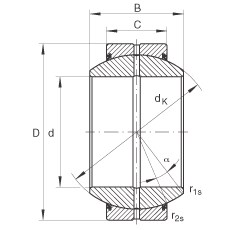 Bearing GE70-FO-2RS