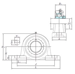 Bearing UKP216