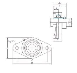 Bearing NANFL205-14