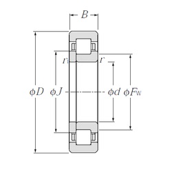 Bearing NUP2204E