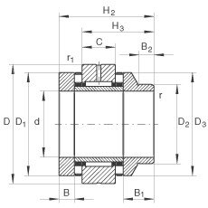 Bearing ZARN2572-L-TV