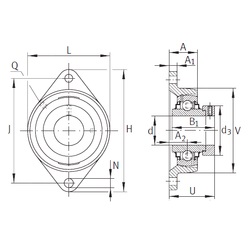 Bearing RCJT1-3/16