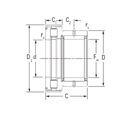 Bearing NAXR25Z.TN