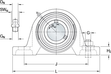 Bearing SY 40 TF