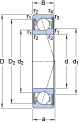 Bearing S71905 CE/HCP4A