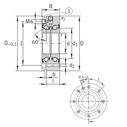 Bearing ZKLF70155-2Z