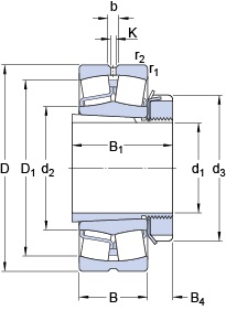 Bearing 22317 EK + H 2317