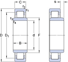 Bearing NUB 210 ECP