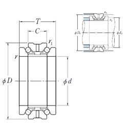 Bearing 100TAC20X+L